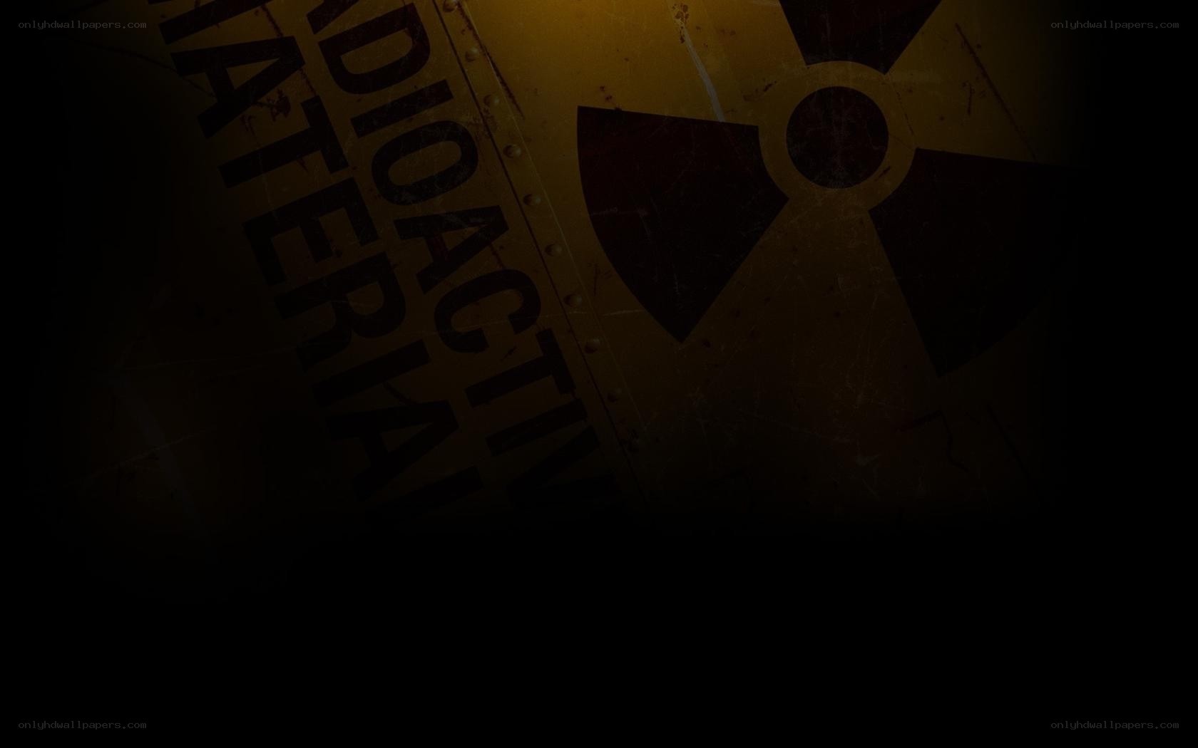 radioactive material warning sign