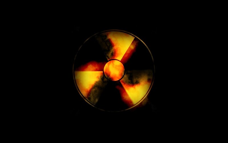 Radioactive Symbol — Black