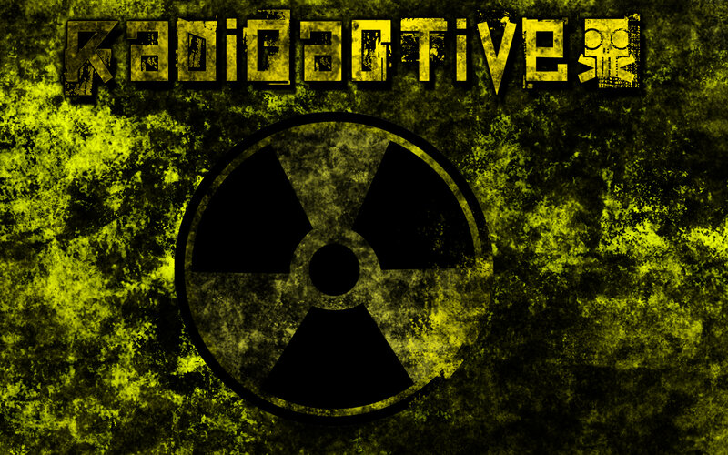 Radioactive Symbol — Yellow