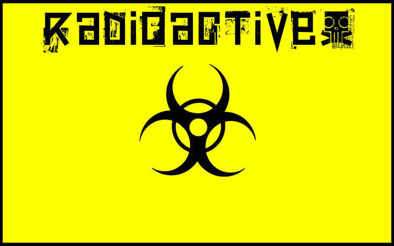 radioactive warning sign