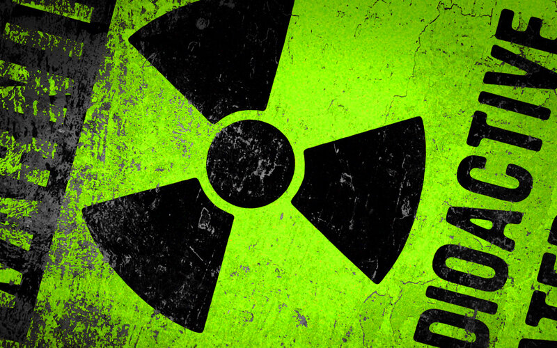 radioactive warning symbol