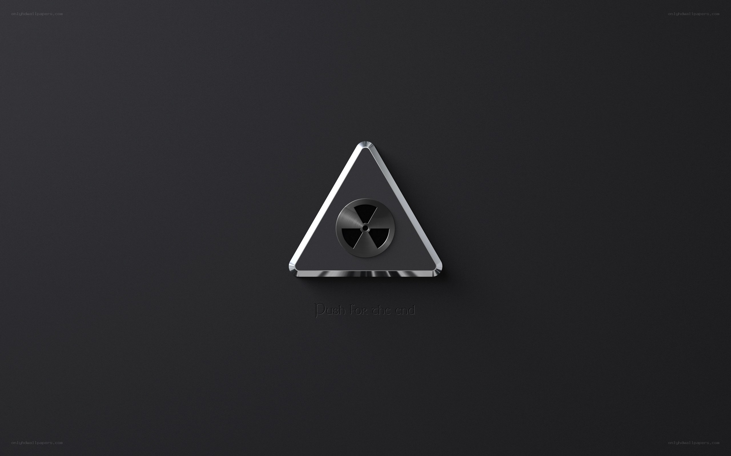 radioactive warning symbol
