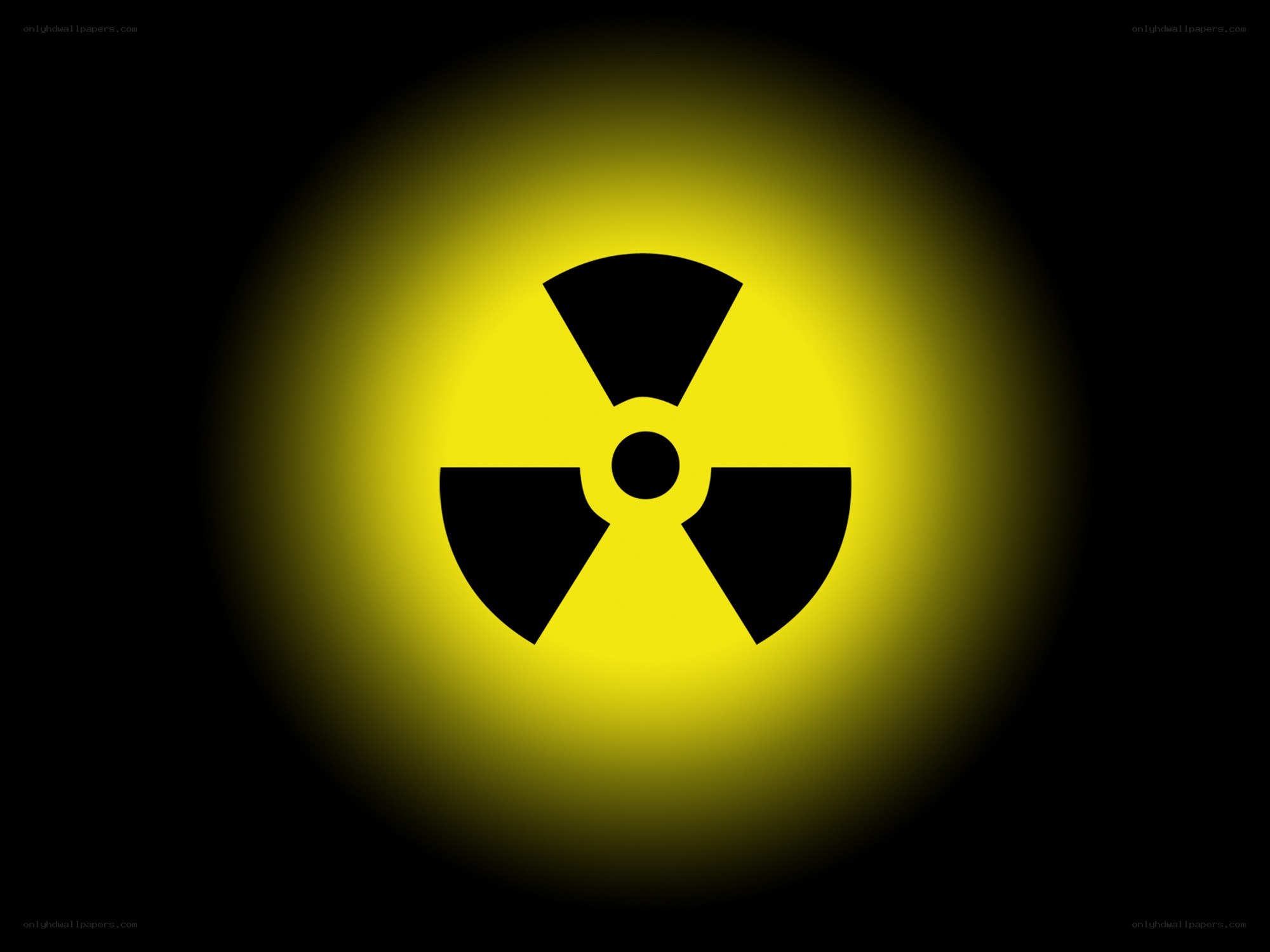 radioactive warning symbol