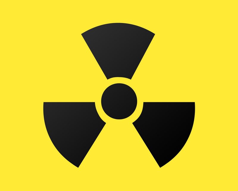 radioactive warning symbol
