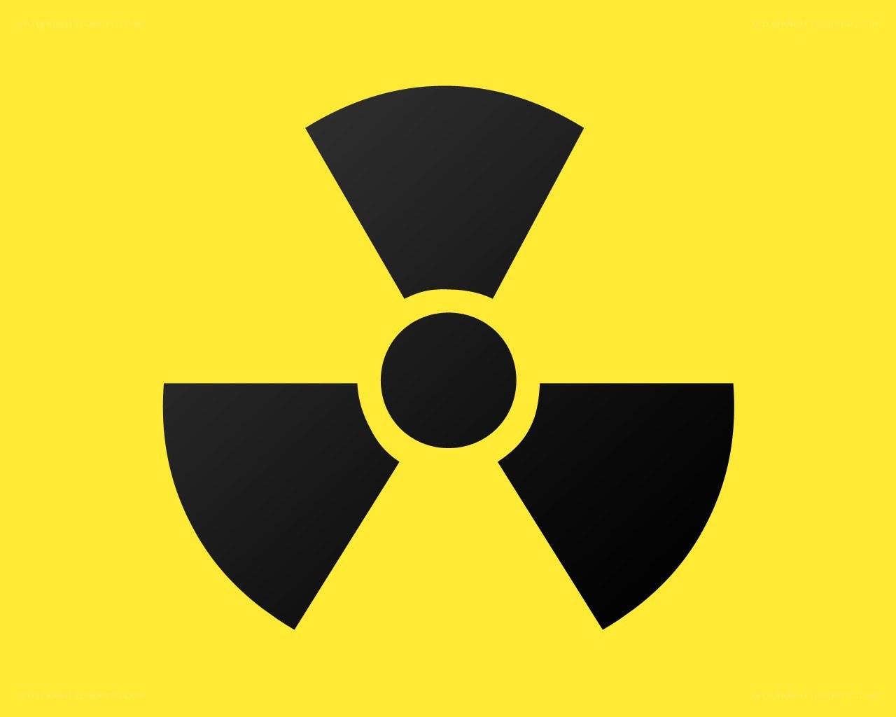 radioactive warning symbol