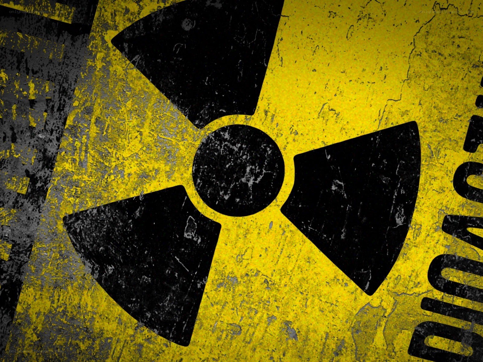 radioactive warning symbol