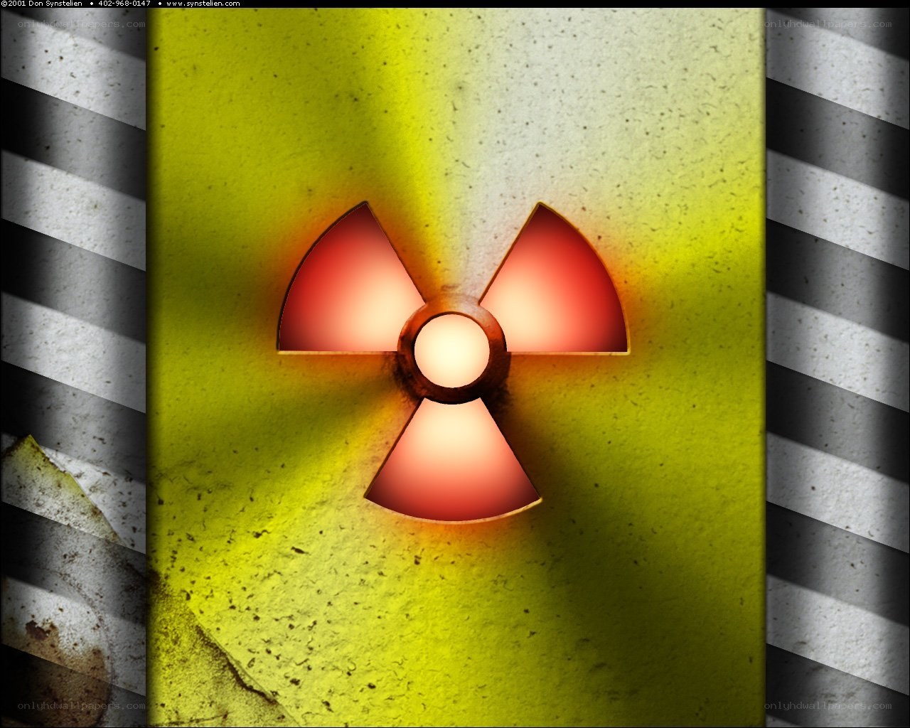 Radioactive warning symbol
