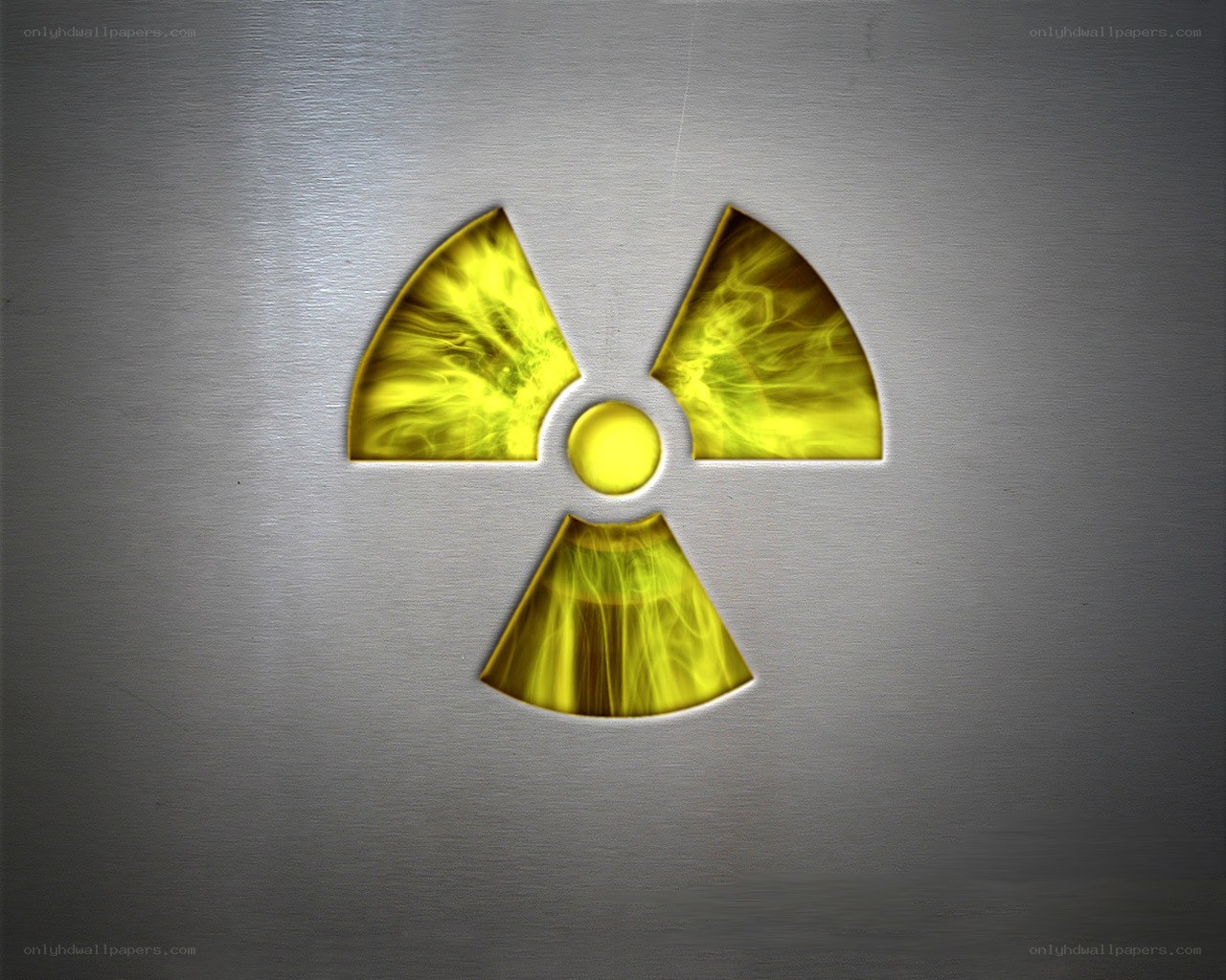radioactive warning symbol