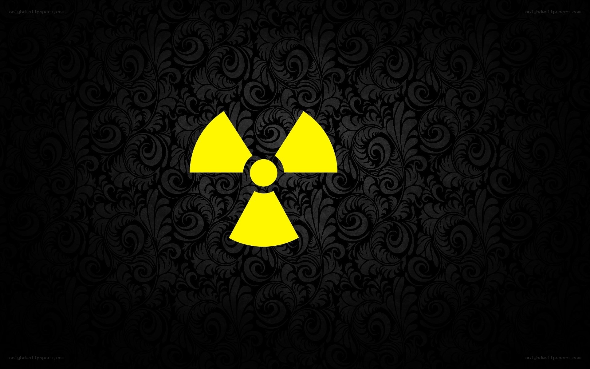 radioactive warning symbol