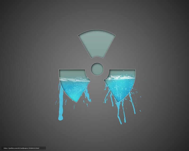 radioactive water symbol