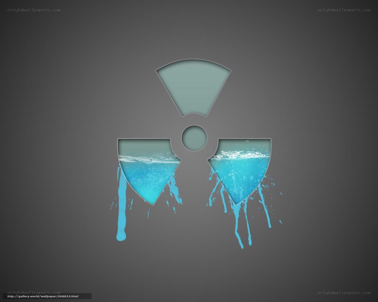 radioactive water symbol