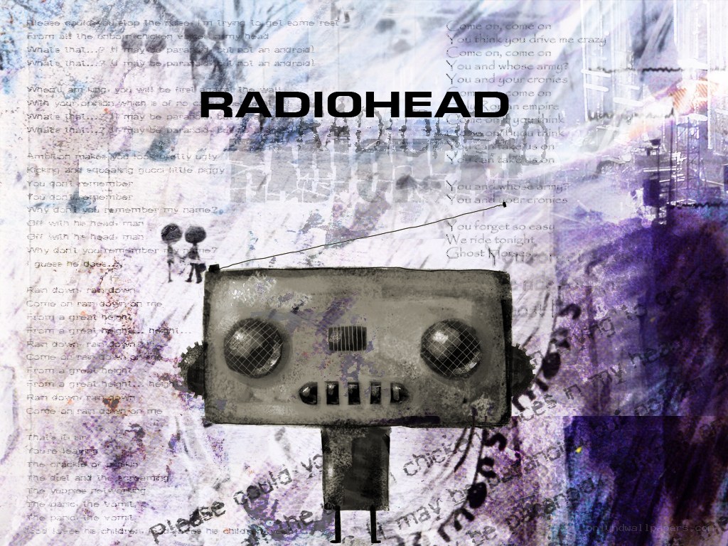 Radiohead album art collage