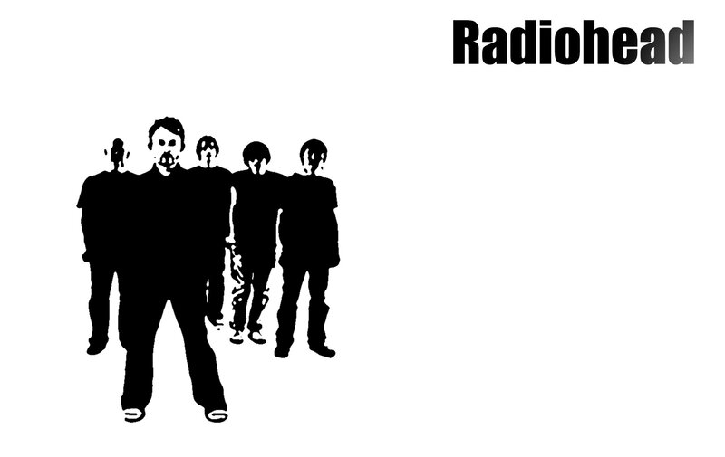 Radiohead band silhouette