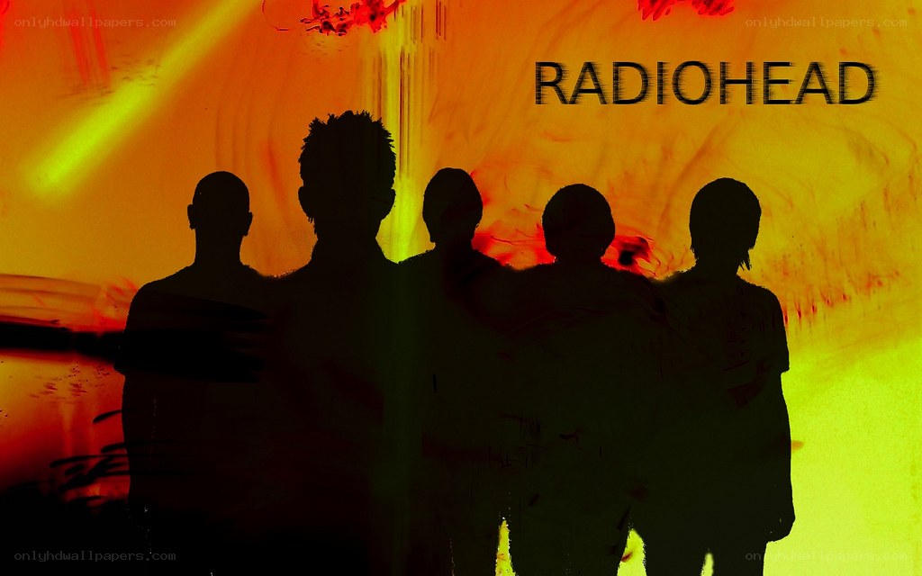 Radiohead band silhouette