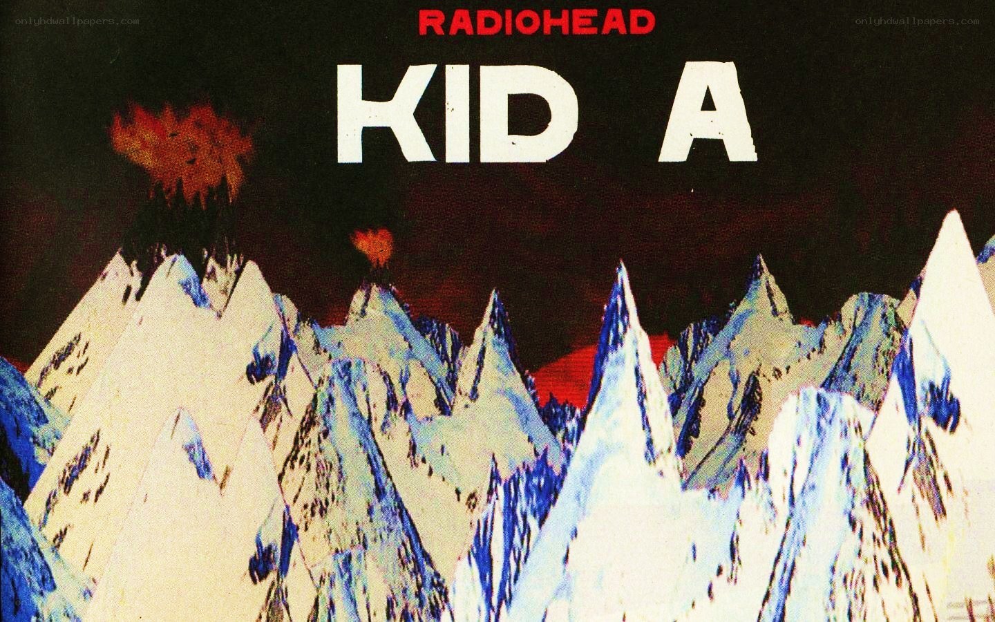 Radiohead Kid A album cover