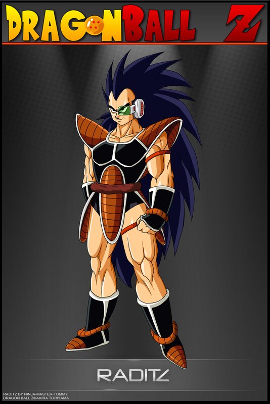 Raditz Character — Black