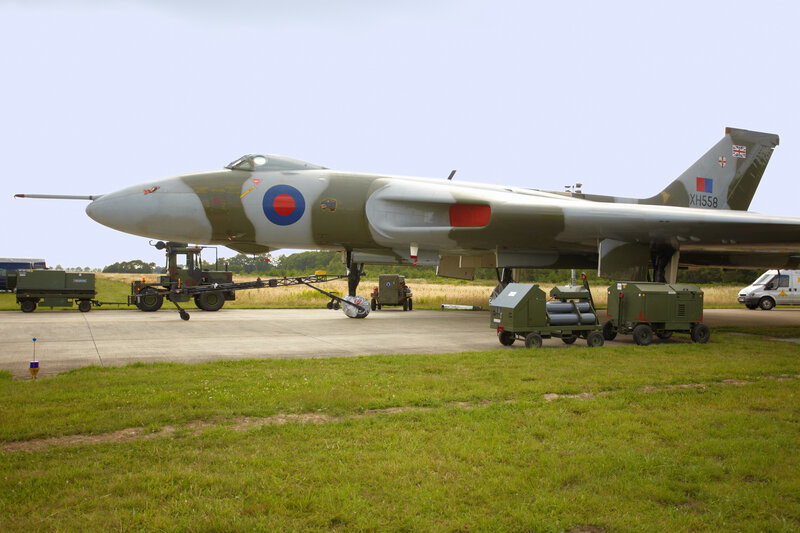 RAF bomber on tarmac