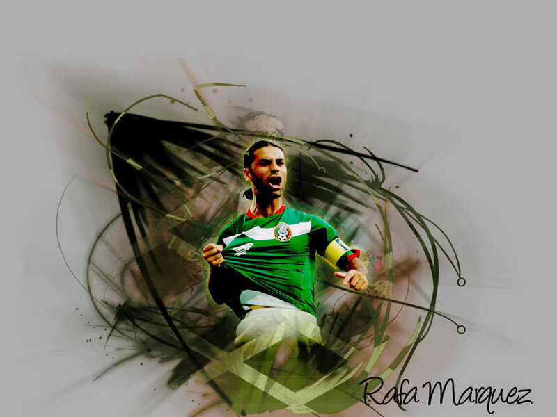 Rafa Marquez celebrating