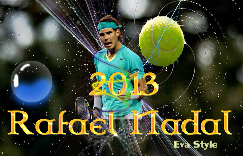 Rafael Nadal Tennis Player — Yellow, Dynamic