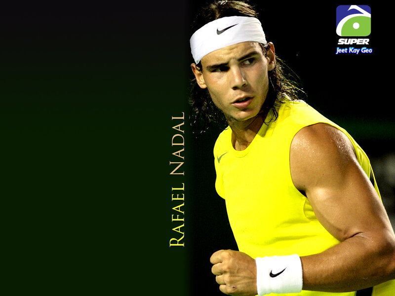 Rafael Nadal Tennis Player — Yellow