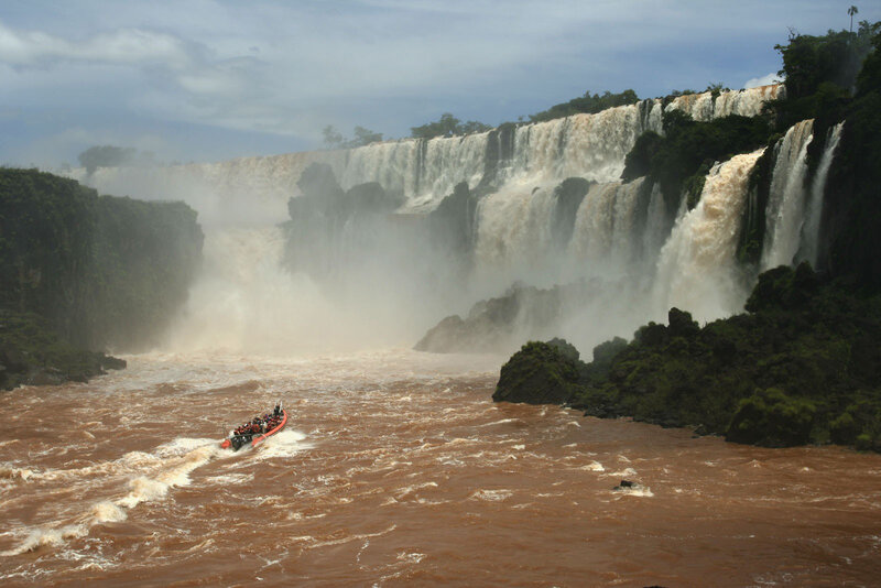Rafting Near Waterfalls