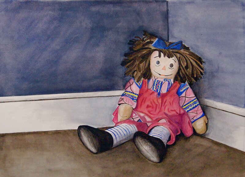 Rag Doll in Corner