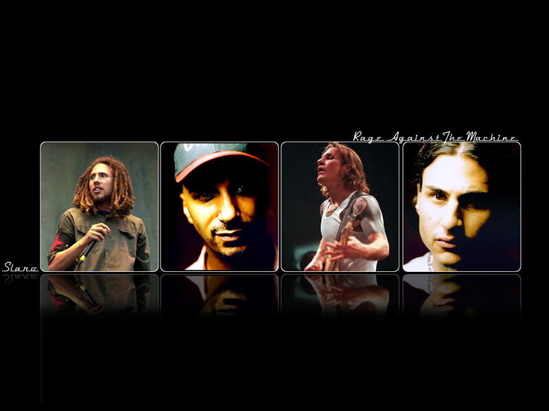 Rage Against the Machine band collage