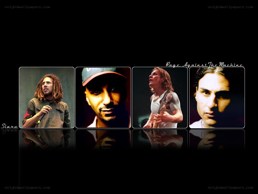 Rage Against the Machine band collage