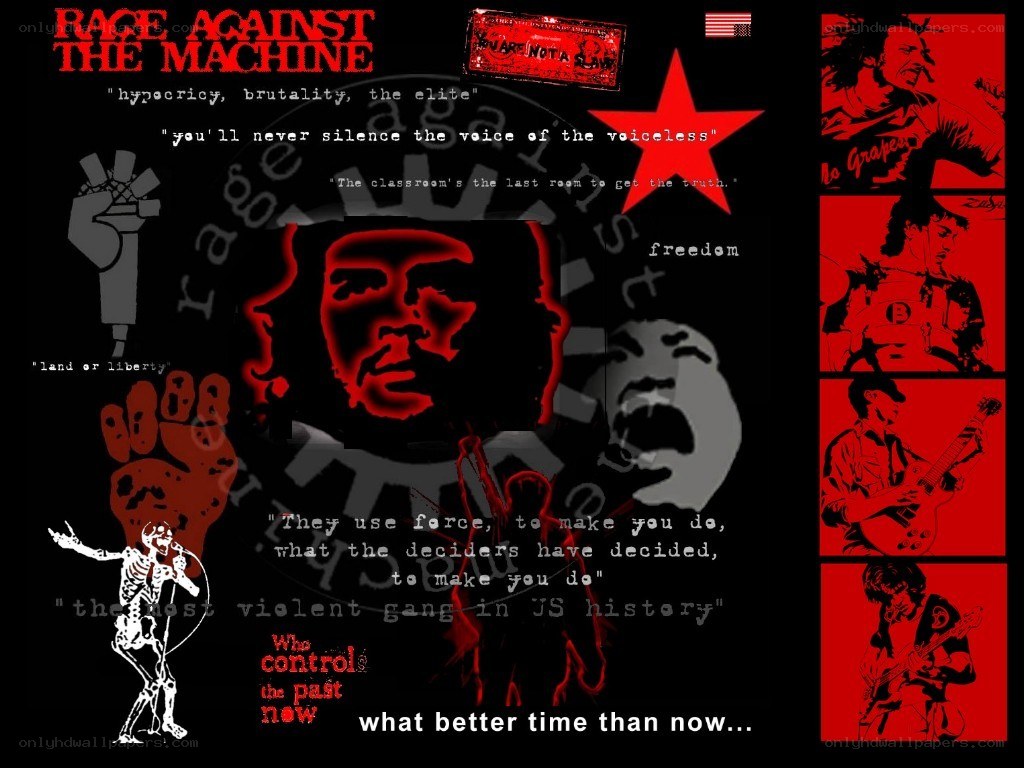 Rage Against the Machine collage