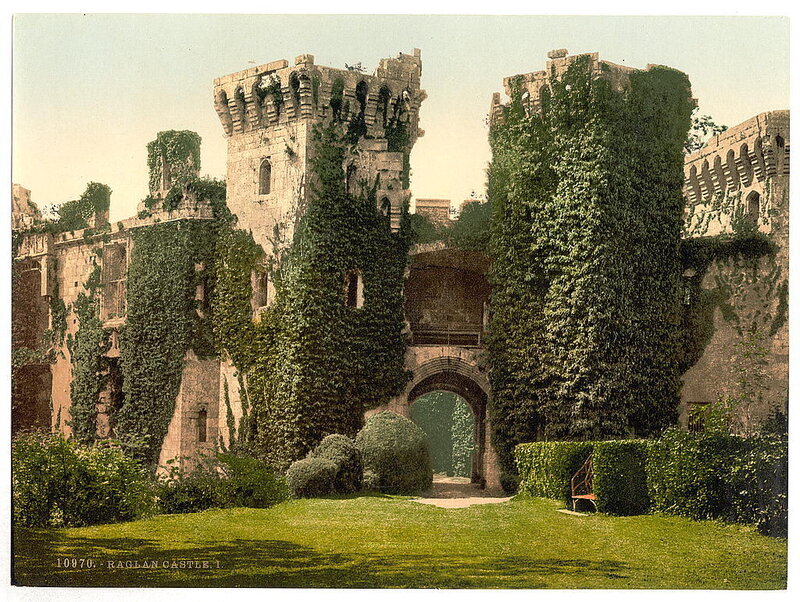 Raglan Castle Ruins