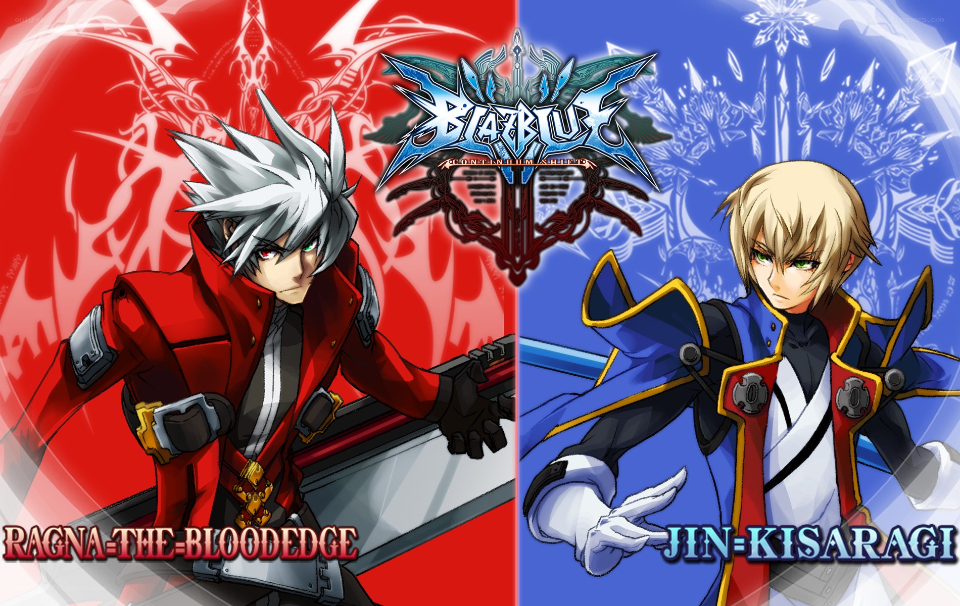 Ragna and Jin from BlazBlue