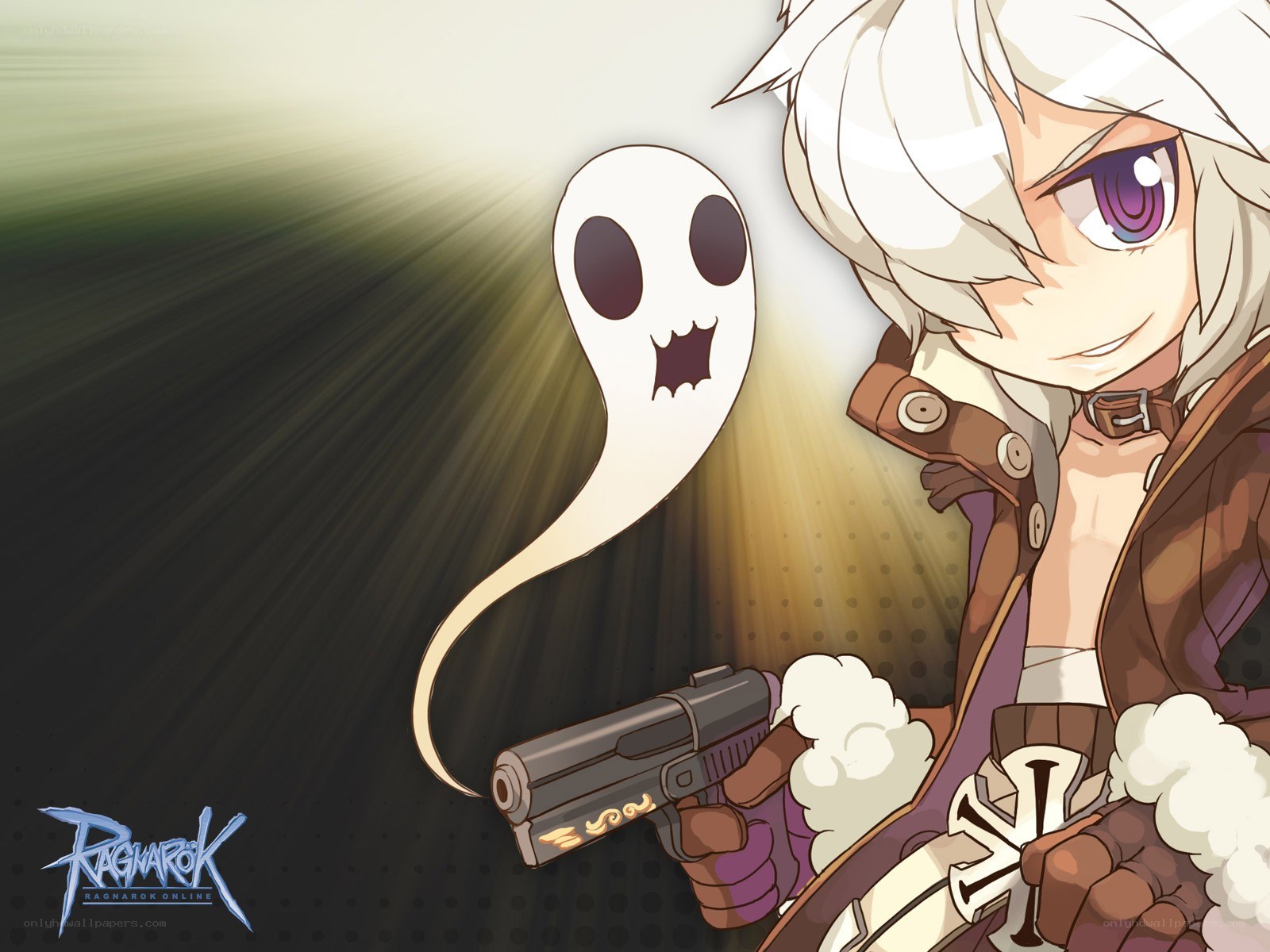 Ragnarok Online character with ghost