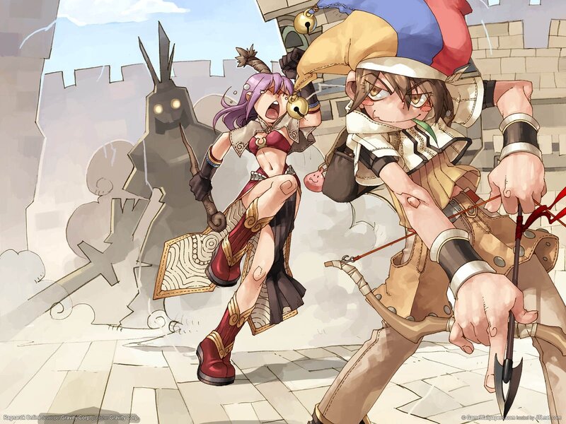 Ragnarok Online characters in action