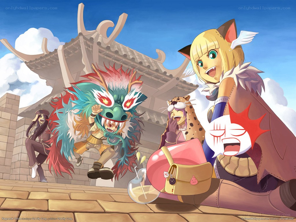 Ragnarok Online characters in action