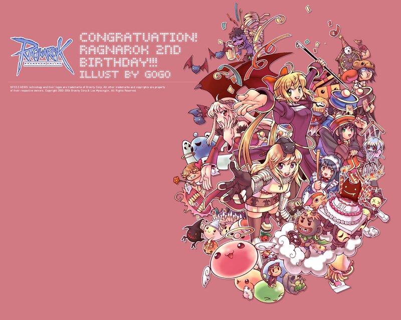 Ragnarok Online Characters — Pink