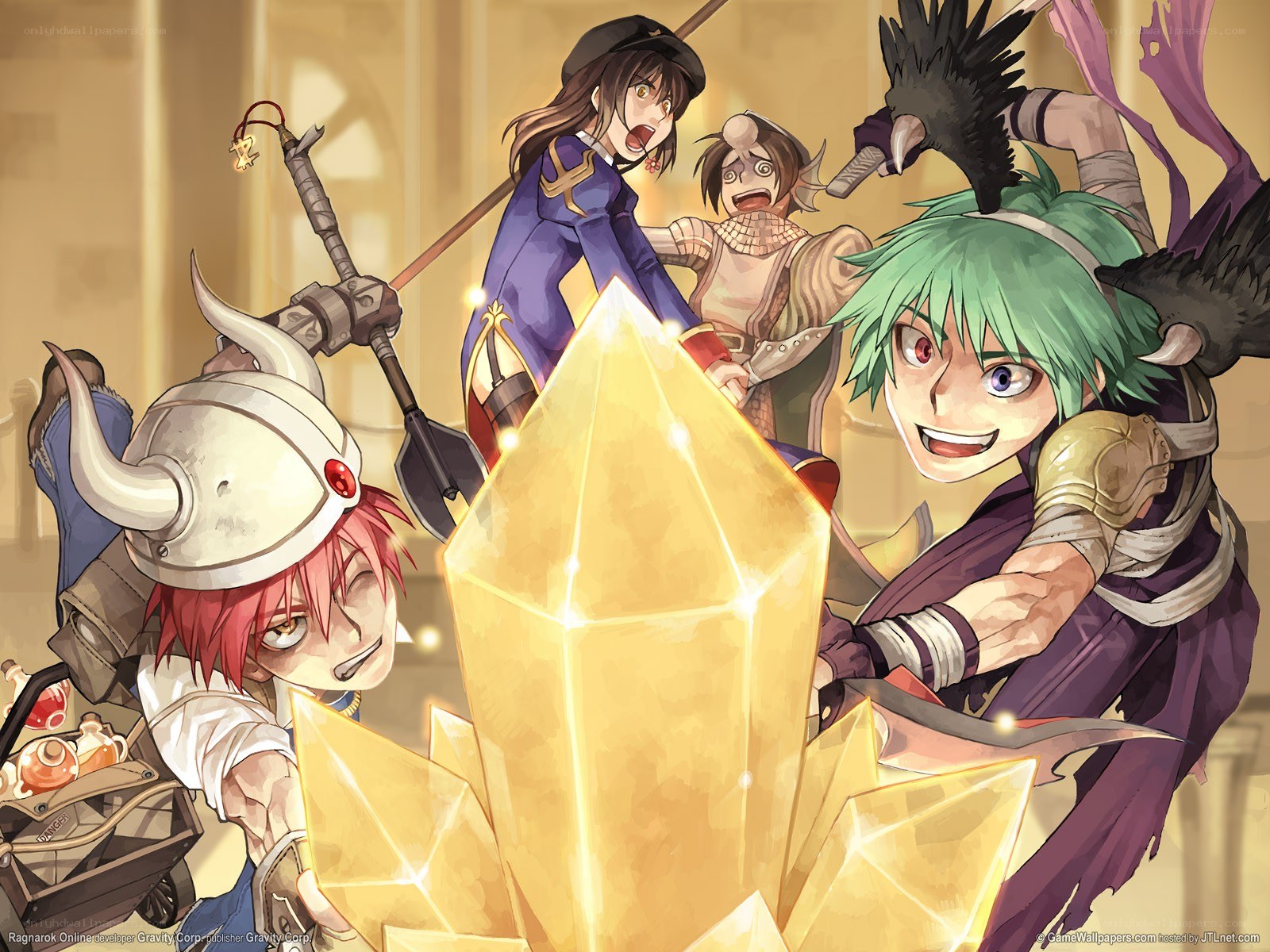 Ragnarok Online characters with crystal