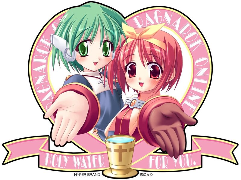 Ragnarok Online characters with holy water