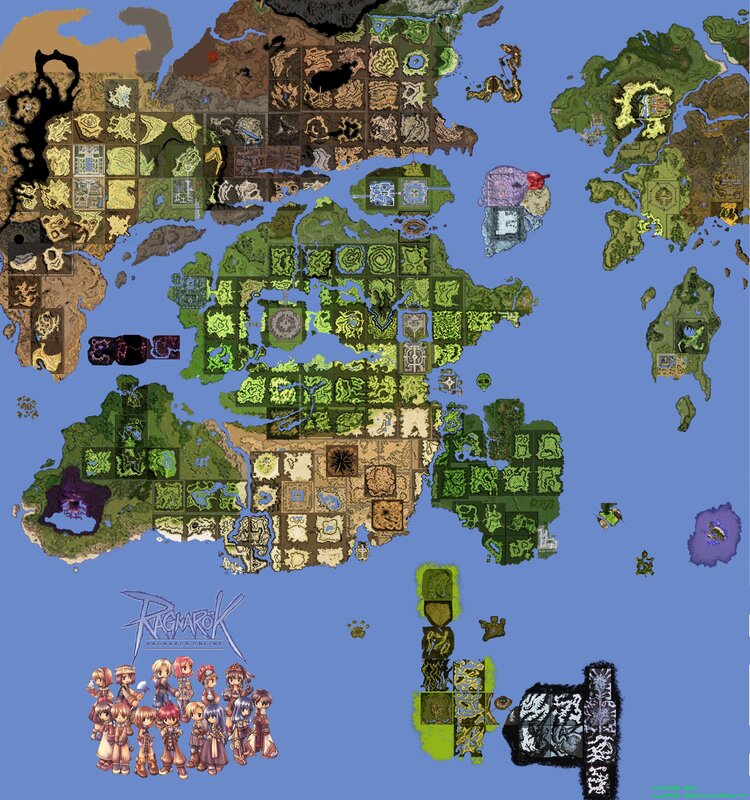 Ragnarok Online world map