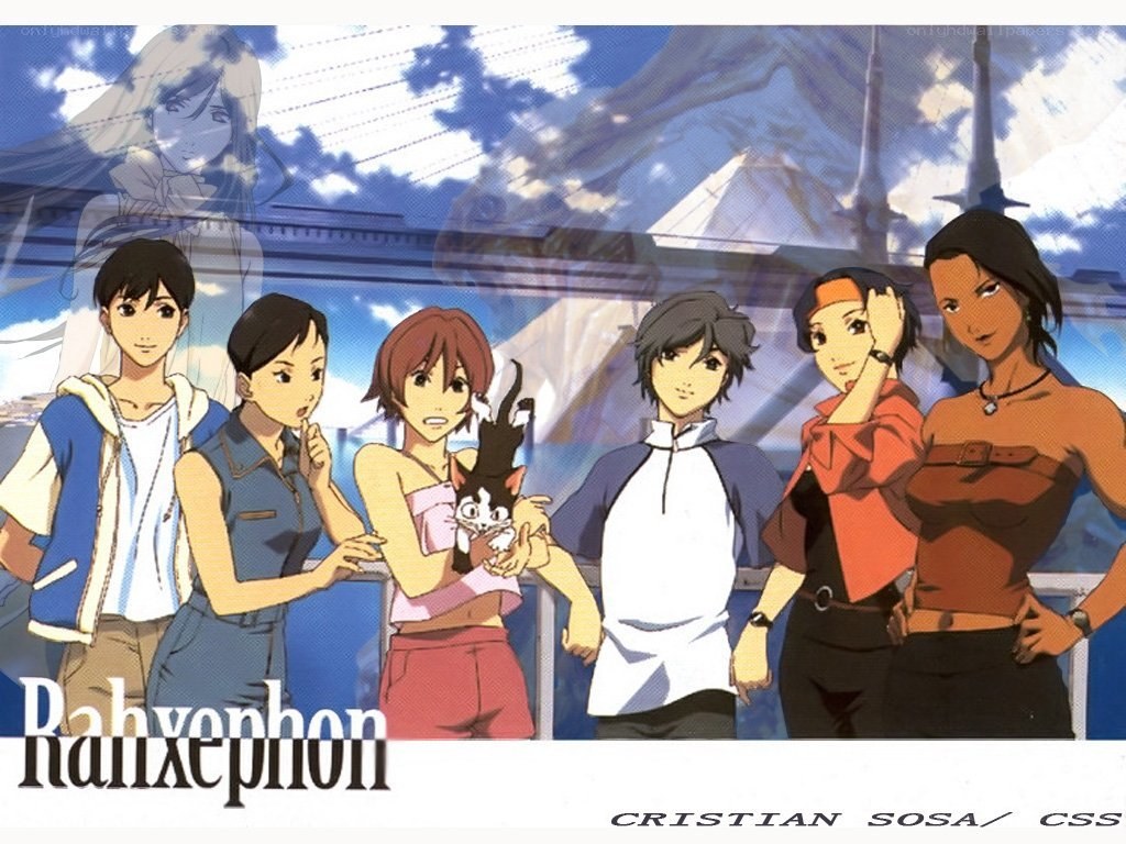 Rahxephon anime group art
