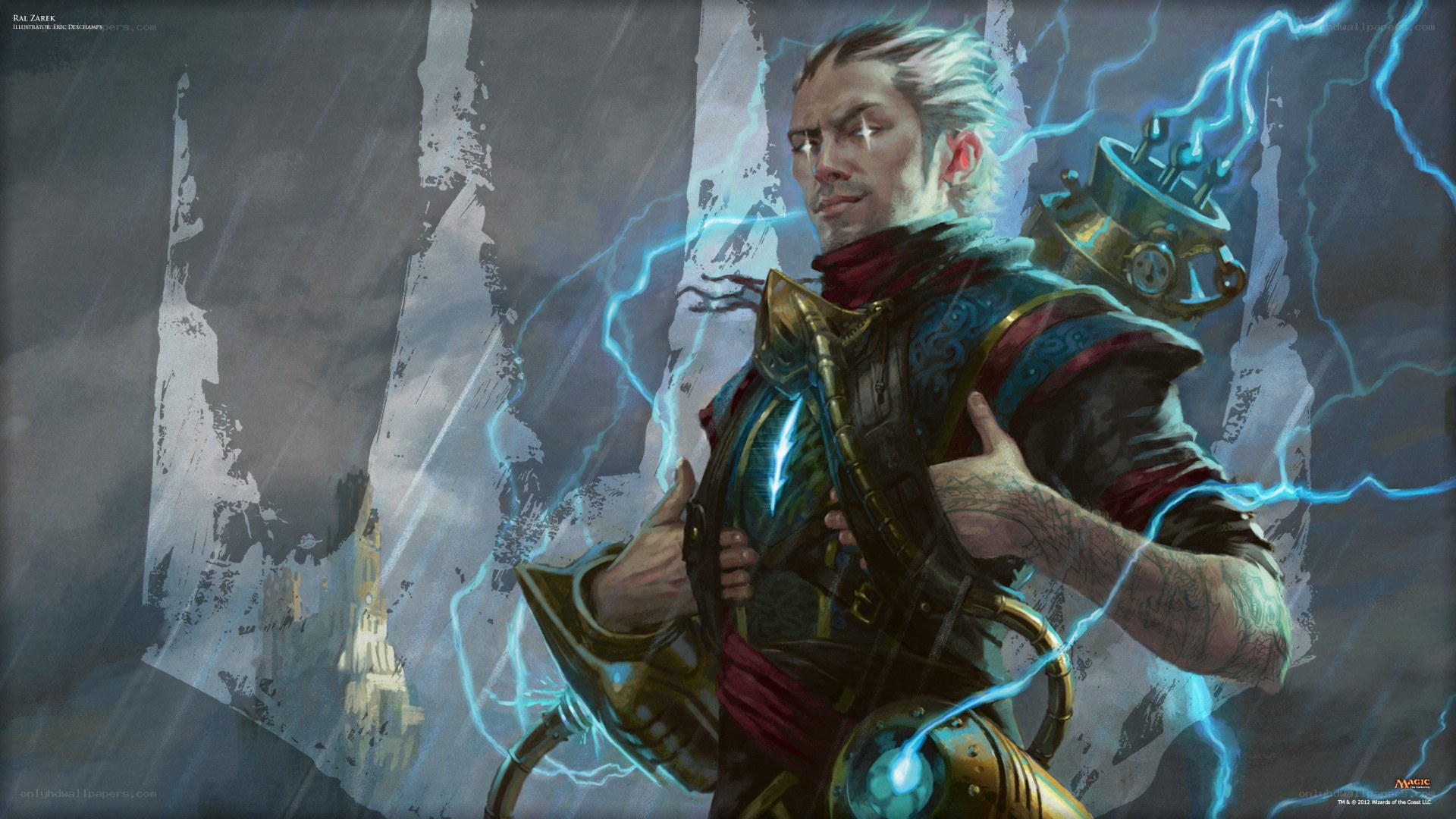 Rai Zarek with lightning magic