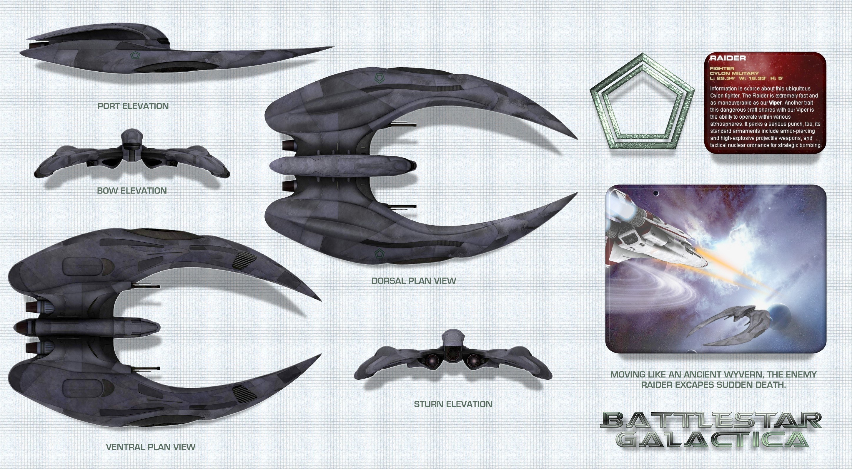 Raider fighter concept art