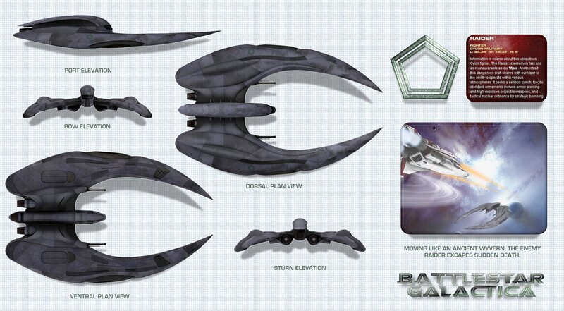 Raider Fighter Craft — Gray, Dramatic