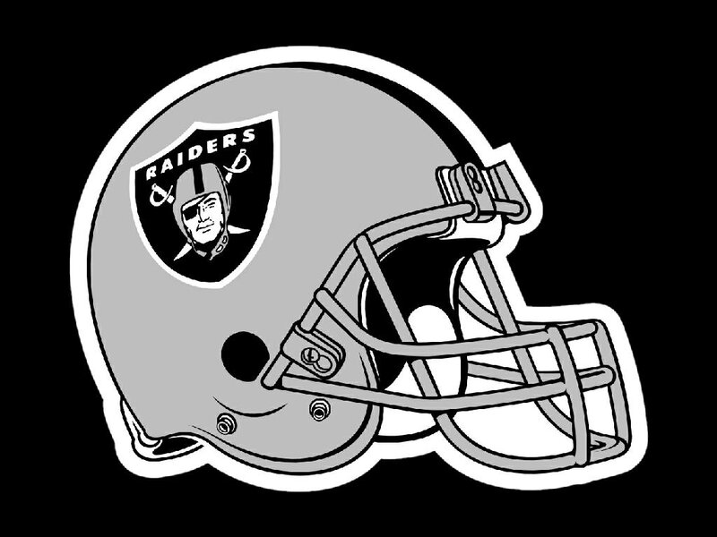 Raiders Football Helmet