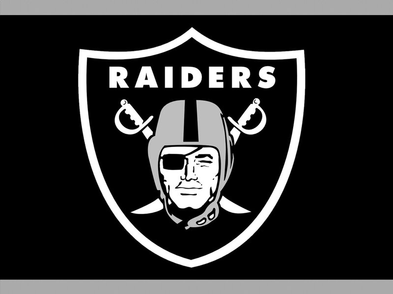 Raiders Logo Shield — Black