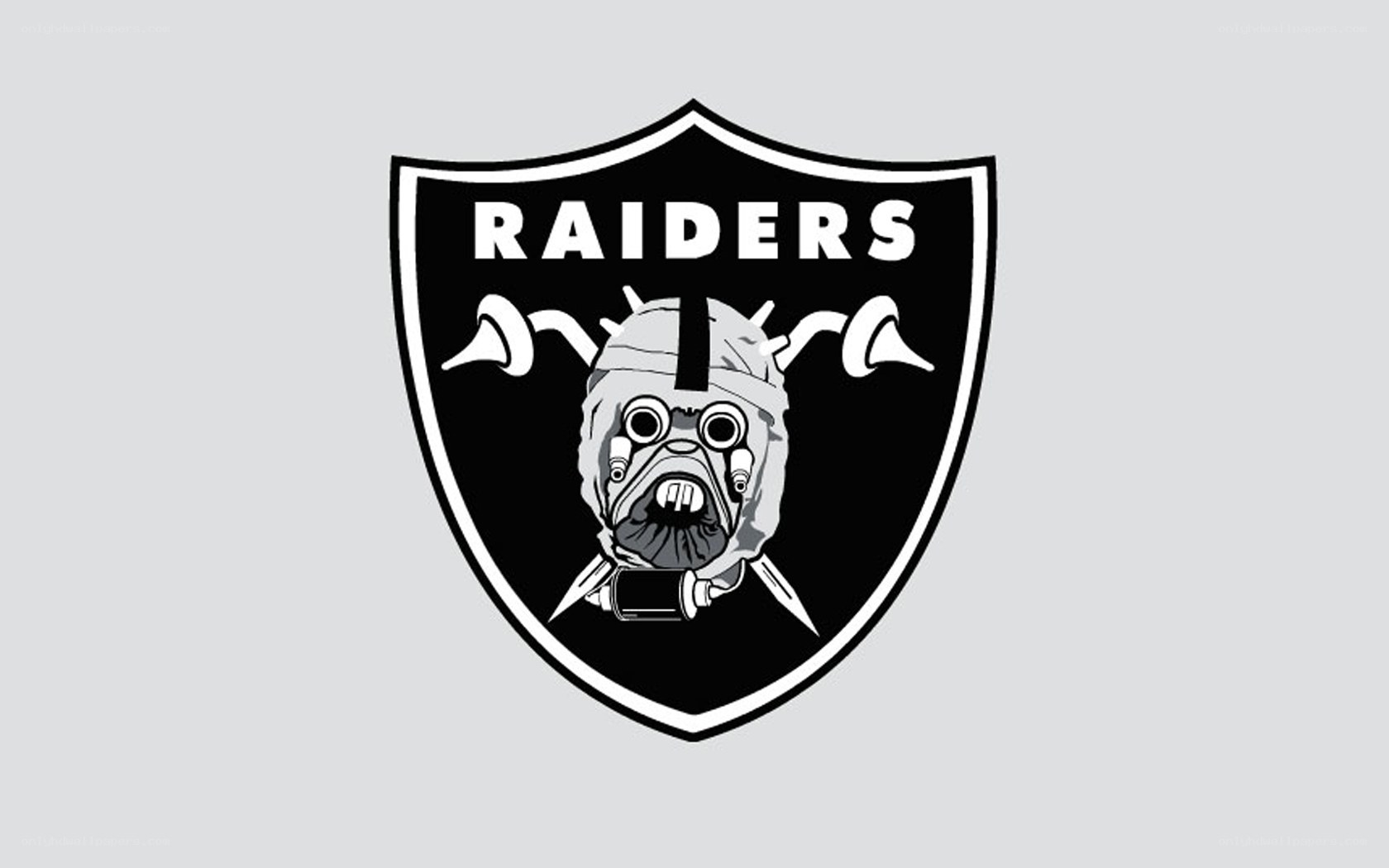 Raiders logo with Jawa character