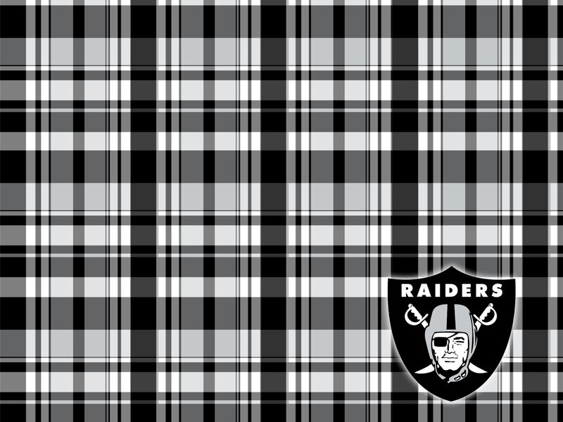 Raiders plaid wallpaper
