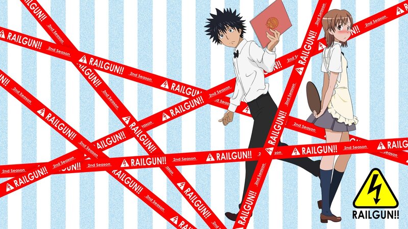 Railgun anime promotional art