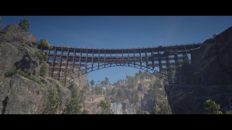 Railroad Bridge over Canyon