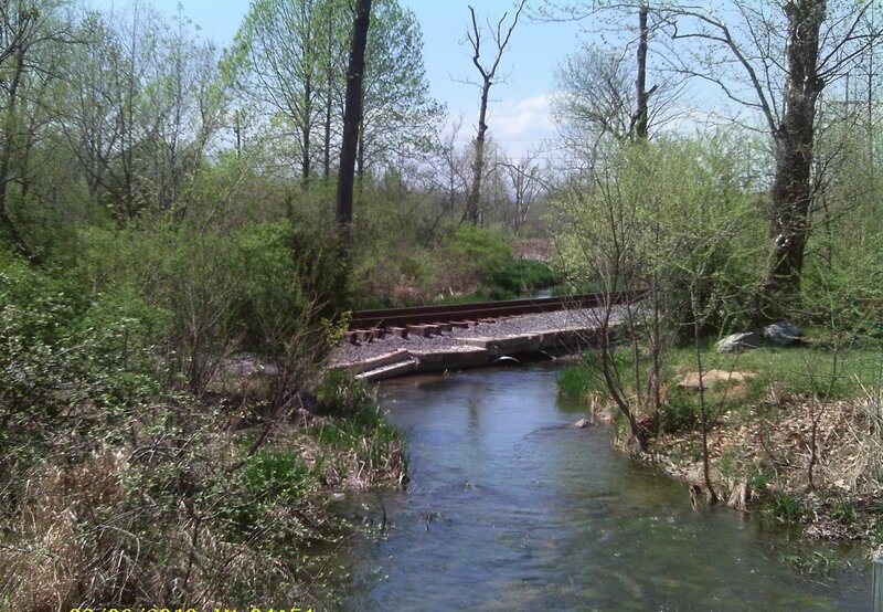 Railroad Bridge over Creek
