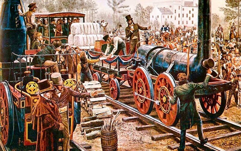 Railroad Locomotive Ceremony